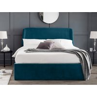 Julian Bowen Frida Storage Ottoman Double Teal Ottoman Bed