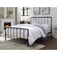 Flintshire Furniture Kinnerton Double Black Metal Metal Bed