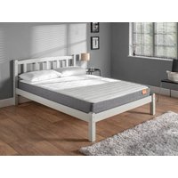 Snuggle Beds Amberley Small Double Light Grey Wood Wooden Bed