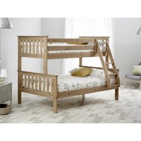 Bedmaster Carra Triple Sleeper Small Double Pine Bunk Bed