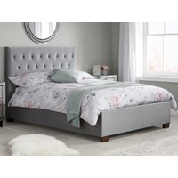 Birlea Cologne Bed King Size Grey Fabric Bed