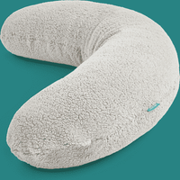 Body Support Pillow - Grey Sherpa
