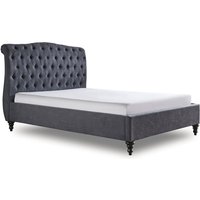 Athens Upholstered Bed, Limelight_Dark Grey, Double