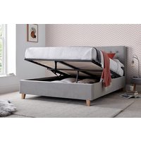 Abigail Upholstered Ottoman Bed, Bedmaster_Pink Velvet, King Size