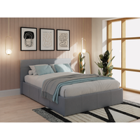 GFW Side Lift Ottoman Double GFW Grey Ottoman Bed