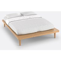 Jimi Solid Pine Platform Bed with Base