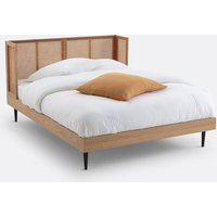 Waska Rattan & Oak Bed