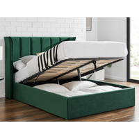 Limelight Polaris Storage Double Emerald Ottoman Bed