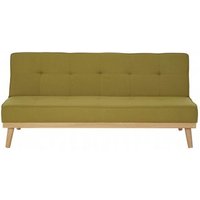 Porrima 3 Seater Fabric Sofa Bed In Green