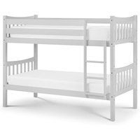 Zabby Wooden Bunk Bed In Grey