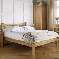 Webworms Wooden King Size Bed In Oak