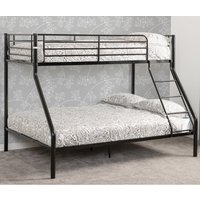 Tendon Metal Triple Sleeper Bunk Bed In Black
