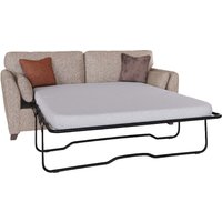 Castro Fabric Sofa Bed With Oak Legs In Biscuit