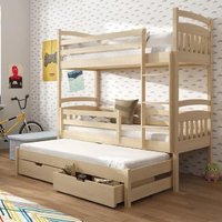 Aiken Wooden Bunk Bed With Bonnell Mattress In Pine