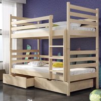 Newry Wooden Bunk Bed With Bonnell Mattress In Pine