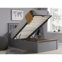 Birlea Phoenix Ottoman Stone Grey Single Ottoman Bed