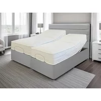 Willow and Eve Natural Pocket 2000 Electric Adjustable 5ft King Size Bed 2 x 2ft6