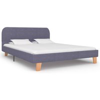 Annapolis Fabric Double Bed In Light Grey