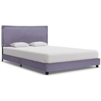 Arcadia Fabric Double Bed In Light Grey