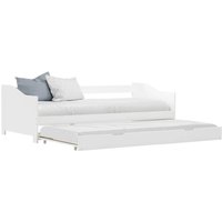 Atwater Wooden Pull Out Sofa Bed In White