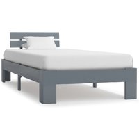Absecon Wooden Small Single Bed In Grey