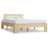 Absecon Wooden Double Bed In Natural