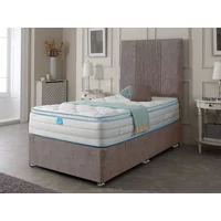 Willow and Eve Bed Co. Thermacool Gel Pocket 2000 Pillowtop 2ft6 Small Single Divan Bed