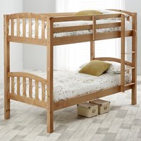 Myrtle Wooden Bunk Bed With Ladder In Pine