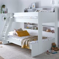 Olympia Wooden Triple Sleeper Bunk Bed In White