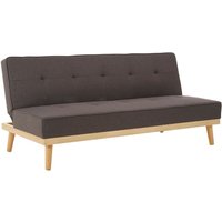 Porrima 3 Seater Fabric Sofa Bed In Grey