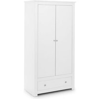 Raddix Wardrobe In Surf White With 2 Doors And 1 Drawer