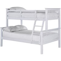 Beverley Wooden Single And Double Bunk Bed In White