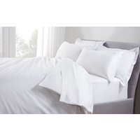 Five Star Hotel Concept Percale Duvet Cover, Double, White