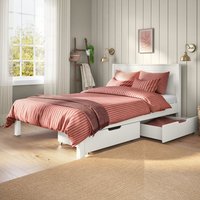 Stompa Classic Low End Bed with 2 Underbed Drawers