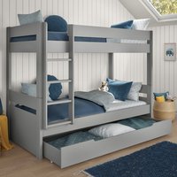 Stompa Uno Bunk Bed With Trundle Drawer, Pine