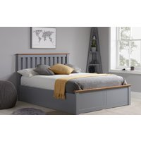 Birlea Phoenix Wooden Ottoman Bed Frame, King Size, Grey
