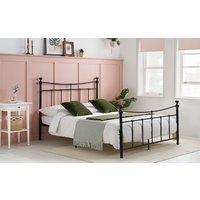 Birlea Emily Metal Bed Frame, Double, Black