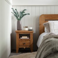 Whitburn Bedside Table - Walnut  - Funky Chunky Furniture
