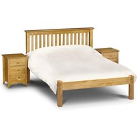 Julian Bowen Barcelona Low Foot End Double Waxed Pine Wooden Bed